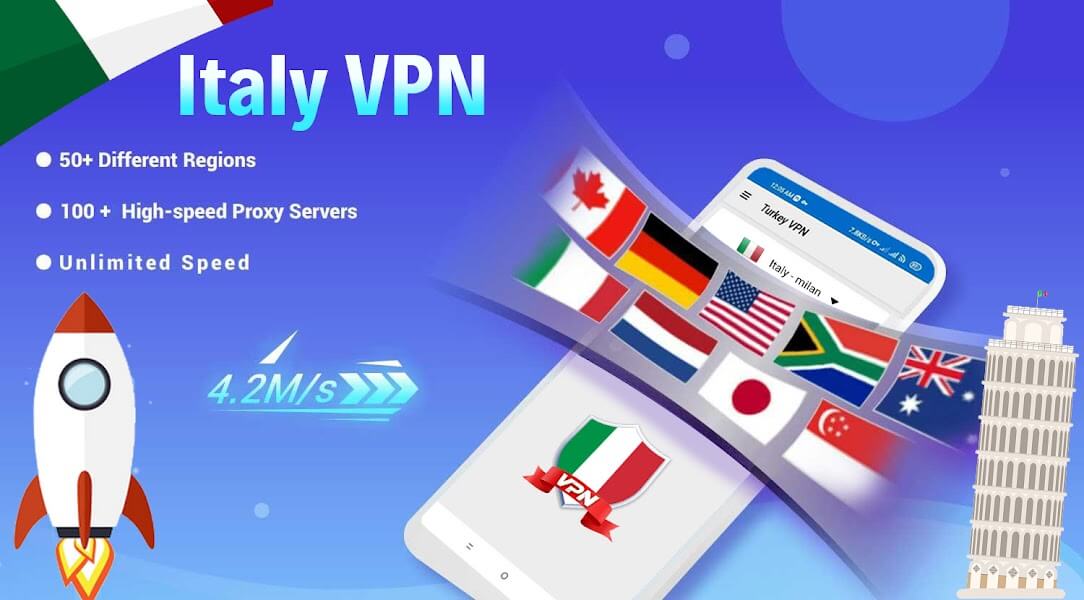 Italy VPN Mod APK