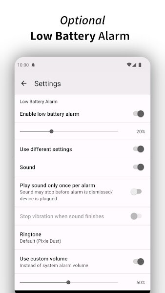 Battery Charged Alarm Mod APK