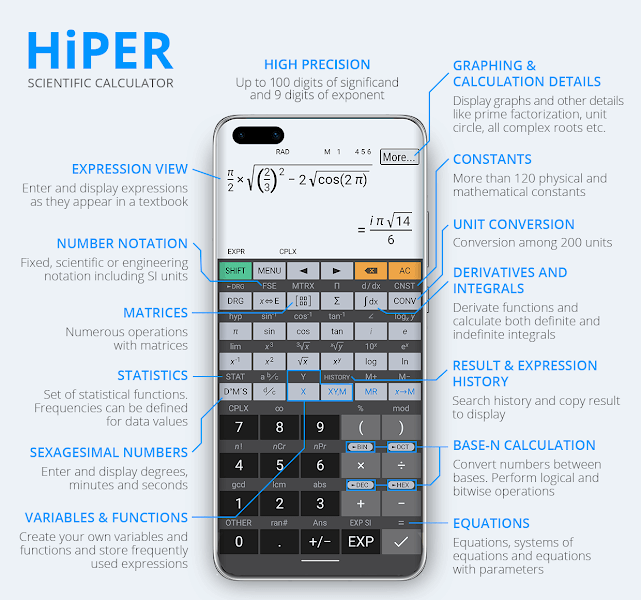 HiPER Scientific Calculator Mod APK